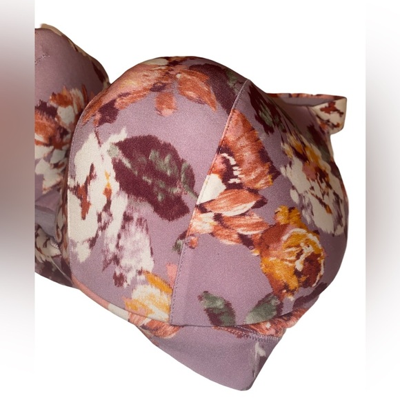 Lane Bryant Cacique Comfort Bliss Balconette Bra in Rose Floral Pattern SZ 44DD - Picture 2 of 6
